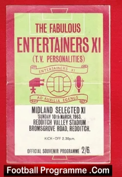 Fabulous Entertainers XI v Midland Selected XI 1963 – Redditch
