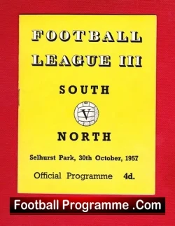 Football League South v North 1957 -Selhurst Park Crystal Palace
