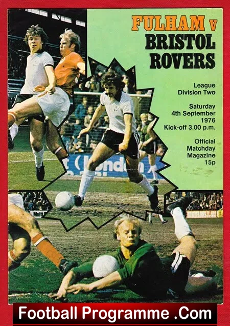 Fulham v Bristol Rovers 1976 – George Best Debut + Bobby Moore