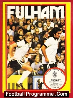 Fulham v Burnley 1977 – George Best + Bobby Moore