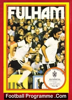 Fulham v Southampton 1977 – Bobby Moore