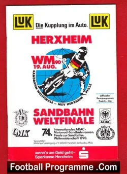 Germany Sandbahn Weltfinales 1990