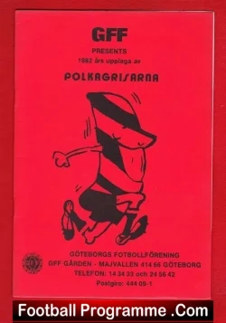 GFF v Charlton Athletic 1982 – Gothenburg Sweden