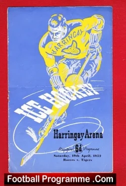 Harringay Ice Hockey v Brighton Tigers 1952
