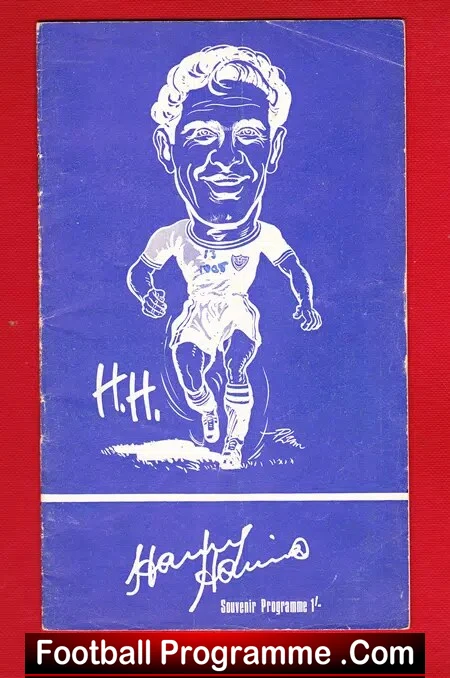 Harry Harris Testimonial Benefit Match Portsmouth 1968 – SIGNED