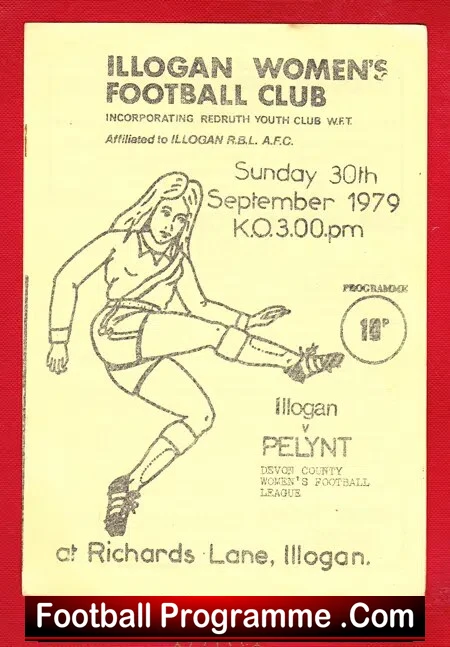Illogan Ladies v Pelynt 1979 – Womens Soccer 1980s