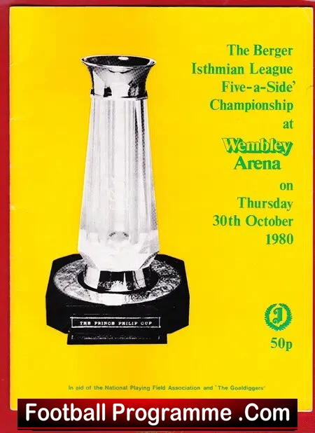 Isthmian Five A Side Championship at Wembley 1980 – Enfield