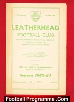 Leatherhead v Redhill 1964