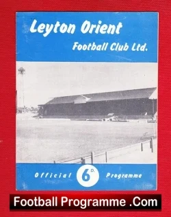Leyton Orient v Derby County 1961 - football programme