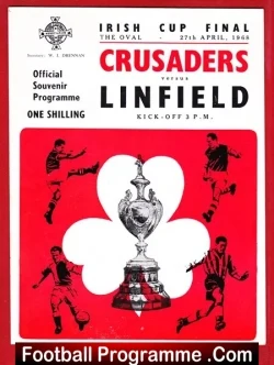 Linfield v Crusaders 1968 – Irish Cup Final