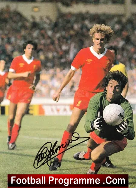 Liverpool Ray Clemence Autograph Picture 1980s – SIGNED
