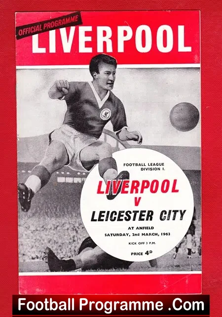 Liverpool v Leicester City 1963