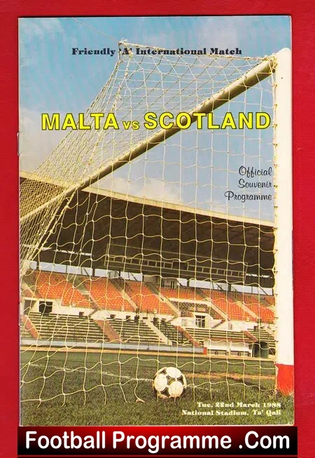 Malta v Scotland 1988