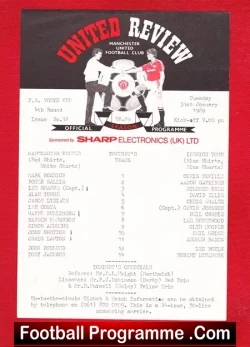 Manchester United v Ipswich Town 1989 – Youth Cup – Lee Sharpe