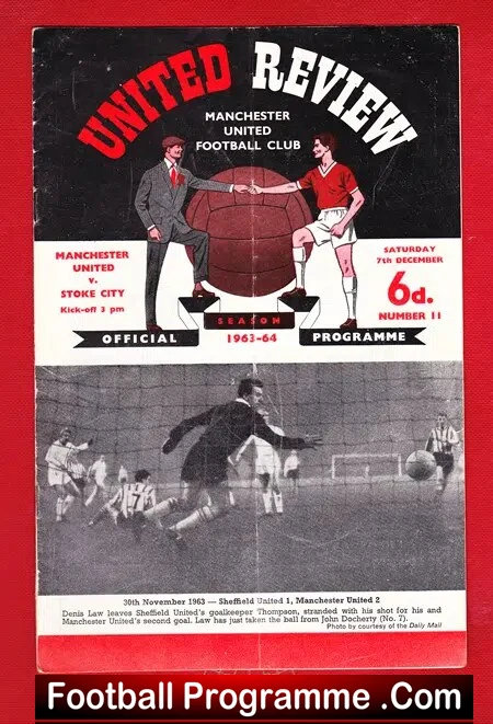 Manchester United v Stoke City 1963