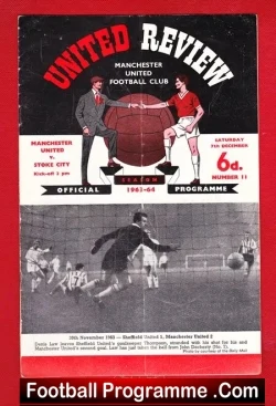 Manchester United v Stoke City 1963