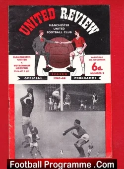 Manchester United v Tottenham 1963 – Graham Moore Debut