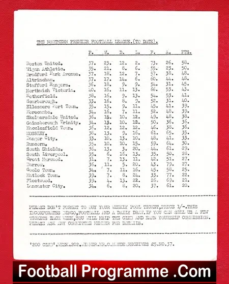 Mossley v Ashton United 1973