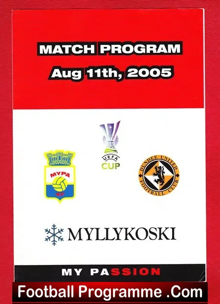 Myllykosken Pallo 47 v Dundee United 2005 – Finalnd