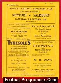Newport County v Salisbury 1964