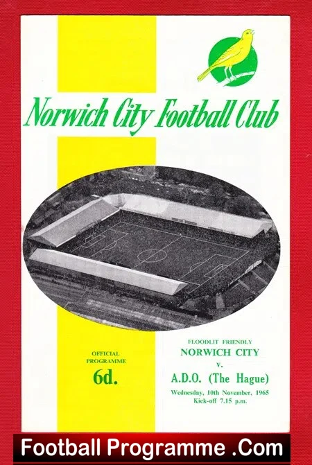 Norwich City v ADO 1965 – Floodlight Match – The Hague