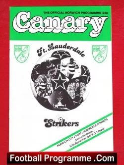 Norwich City v Fort Lauderdale Strikers 1981 – USA Soccer Team