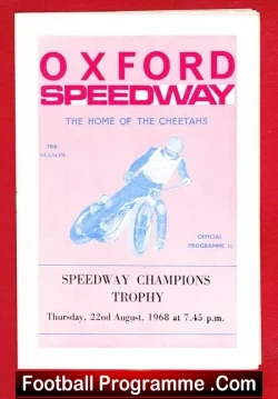 Oxford Speedway – Champions Trophy 1968