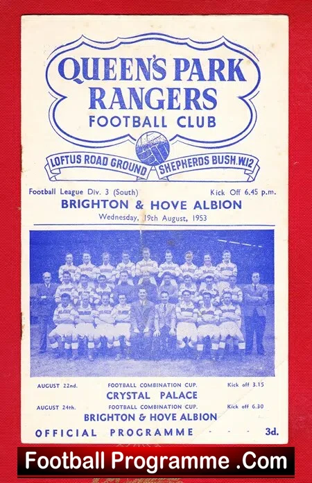 Queens Park Rangers v Brighton 1953