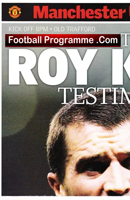 Roy Keane Testimonial Benefit Match Manchester United 2006 Plus