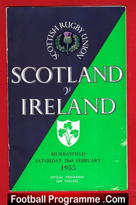Scotland Rugby v Ireland 1955 – Murrayfield