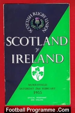 Scotland Rugby v Ireland 1955 – Murrayfield
