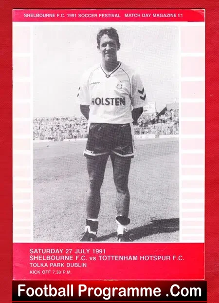 Shelbourne v Tottenham 1991 – Dublin Ireland