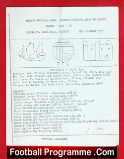 Tilbury v Enfield 1971 – St Chads Road