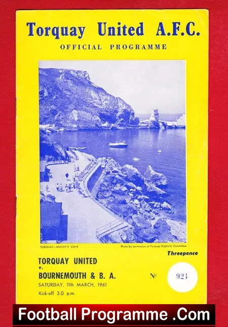 Torquay United v Bournemouth 1961