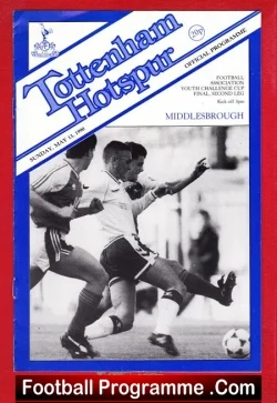 Tottenham Hotspur v Middlesbrough 1990 – Youth Cup Final 2nd Leg