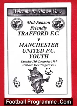 Trafford v Manchester United 1997 – Youth Match at Shawe View