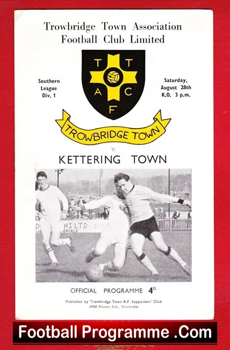 Trowbridge Town v Kettering Town 1965