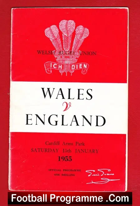 Wales Rugby v England 1955 – Cardiff Arms Park