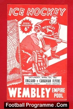 Wembley Ice Hockey v Canadian Flyers 1963 – Canada Team