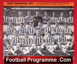West Bromwich Albion Football Multi Signed Picture 1960 B ROBSON