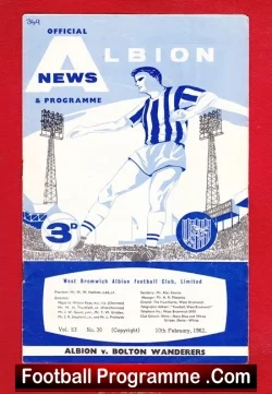 West Bromwich Albion v Bolton Wanderers 1962