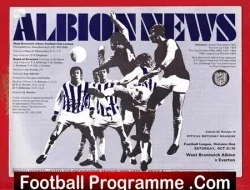 West Bromwich Albion v Everton 1970