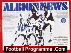 West Bromwich Albion v Ipswich Town 1971