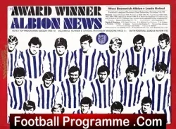 West Bromwich Albion v Leeds United 1970