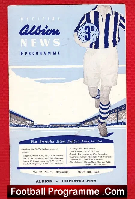 West Bromwich Albion v Leicester City 1961
