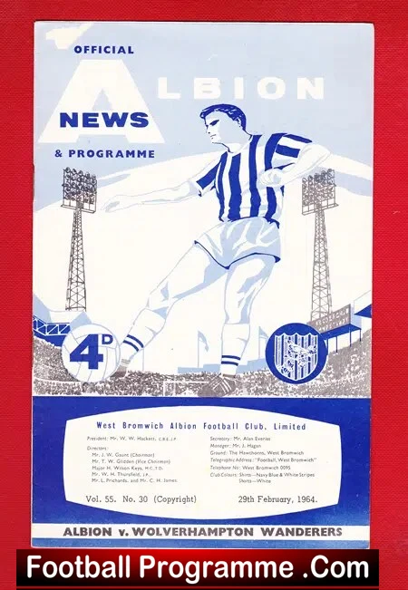 West Bromwich Albion v Wolves 1964