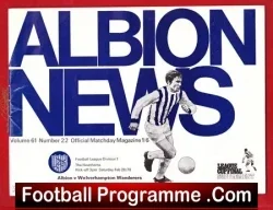 West Bromwich Albion v Wolves 1970