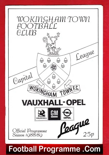 Wokingham Town v Enfield 1988