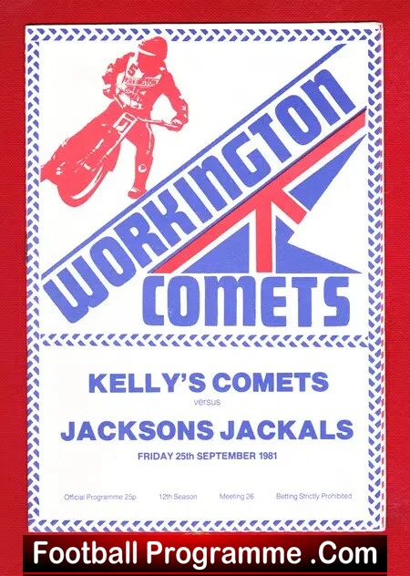 Workington Speedway v Jackson Jackals 1981