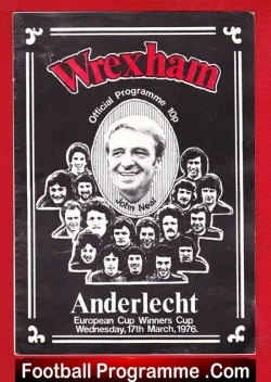 Wrexham v Anderlecht 1976 – ECWC